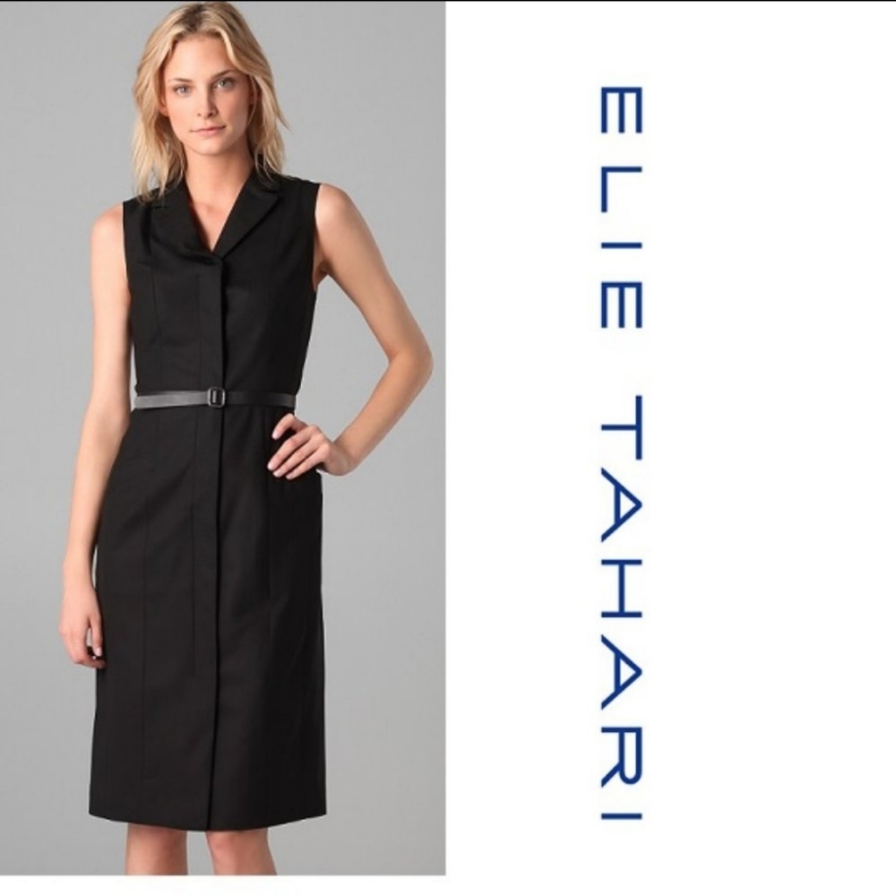 Elie tahari black dress